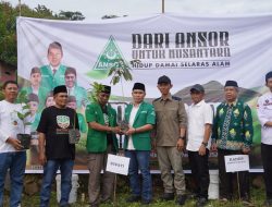 GP Ansor Kabupaten Mojokerto Gelar Educamp dan Tanam 1.000 Pohon, Bupati Albarra Nilai Tanam Pohon adalah Shodaqoh untuk Bumi