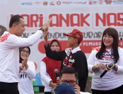 Pemkot Surabaya Ajak Ratusan Anak Senam Ceria hingga Panen di Kebun