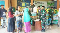 Warga Laren Serbu Program Pangan Murah Kodim Lamongan