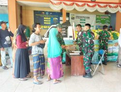 Warga Laren Serbu Program Pangan Murah Kodim Lamongan