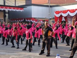 Semarak HUT ke-77 Polwan: Polres Lamongan Gelar Olahraga dan Lomba Meriah