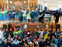 Ketua PTMSI Kota Batu Apresiasi Turnamen Tenis Meja Perdana KOMPIKOBA