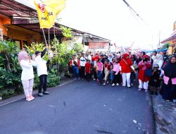 Gelora Semangat Kemerdekaan, Wakil Wali Kota Batu Ikut Jalan Sehat Bersama Warga Lahor
