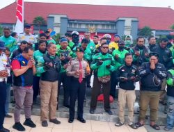 Aksi Damai Ojol Kota Batu untuk Almarhum Affan, Tanda Duka dan Solidaritas