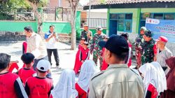 TMMD 125 Bojonegoro, Satgas, PMI dan Tagana Bersinergi Sosialisasikan Sekolah Siaga Bencana