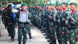 Kasdim 0813 Bojonegoro Pimpin Upacara Pemakaman Jenazah Babinsa Koramil Ngraho