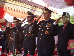 Wakapolres Madiun Kota Pimpin Upacara HUT ke-80 RI di Halaman Mako: Kobarkan Semangat Merah Putih