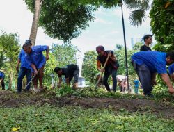 Kolaborasi Solid Pemkot Surabaya-Pemprov Jatim, Taman Apsari Kembali Pulih Pasca Pesta Rakyat