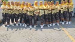 Warga Desa Kebonsari Antusias Mengikuti Lomba Gerak Jalan
