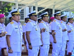 Pangkoarmada I Menghadiri Upacara Militer Peresmian Organisasi Di Lingkungan TNI Angkatan Laut Yang Dipimpin Langsung Kepala Staf Angkatan Laut Laksamana TNI Dr. Muhammad Ali, S.E., M.M., M.Tr.Opsla