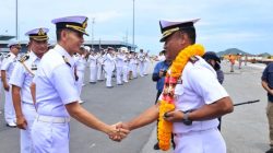 KRI Bima Suci Telah Tiba Di Sattahip, Thailand Dan Juga Bersama Perwira Royal Thailand Navy
