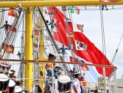 KRI Bima Suci Melanjutkan Etape Kelima Menuju Muara Brunei Darussalam  