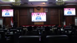 Sambut HUT RI ke-80, Bupati Warsubi Menyimak Pidato Kenegaraan Presiden RI di Gedung DPRD Jombang