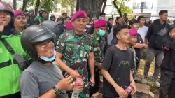 Panglima Korps Marinir Memerintahkan Pengerahan Prajurit Marinir Untuk Membantu Pengamanan Aksi Unjuk Rasa Di Sekitar Kwitang, Jakarta Pusat,Dekat Markas Satuan Brimob Polda Metro Jaya