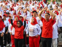 Pemkot Surabaya dan Bank Jatim Gelar Senam Lansia Untuk Tingkatkan Angka Harapan Hidup