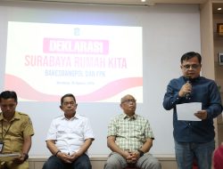 Pemkot Surabaya Bersama FPK Deklarasi “Surabaya Rumah Kita Bersama” Tegaskan Kerukunan Antar Kelompok Masyarakat