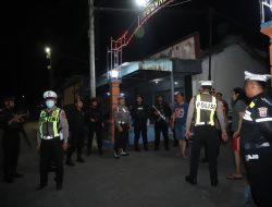 Polres Kediri Pastikan Rasa Aman Lewat Patroli Skala Besar di Wilayah Rawan