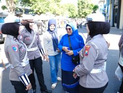CFD Jadi Momen Polres Kediri Edukasi Tertib Berlalu Lintas