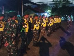 Kodim Lamongan Naikkan Status Siaga 1, TNI-Polri Intensifkan Patroli Malam