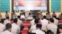 Momentum Maulid Nabi, Polres Lamongan Gelar Tausiyah dan Santuni Anak Yatim