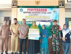 Babinsa Deket Dampingi Pembagian BLT DD di Sidobinangun, Pastikan Tepat Sasaran