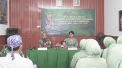 Silaturahmi Perdana di Turi, Dandim Lamongan Tekankan Humanis Petugas Teritorial
