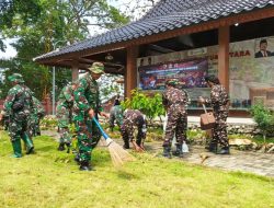 Bersama Rakyat, Kodim Lamongan Lestarikan Situs Bersejarah Nyi Andong Sari