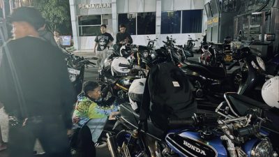 Polresta Malang Kota Tindak Tegas 42 Pelanggar, Knalpot Brong dan Balap Liar Disikat