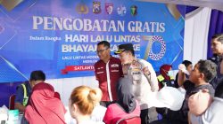 Sambut Hari Lalu Lintas Bhayangkara ke-70, Satlantas Bojonegoro Gelar Pasar Murah dan Donor Darah
