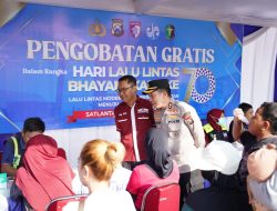 Sambut Hari Lalu Lintas Bhayangkara ke-70, Satlantas Bojonegoro Gelar Pasar Murah dan Donor Darah