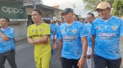 Bupati Bojonegoro Setyo Wahono Turun ke Lapangan Hijau, Meriahkan Laga Persahabatan di Kedungadem