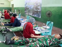 Sambut HUT ke- 80 TNI, Kodim Bojonegoro Gelar Bakti Sosial Donor Darah