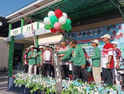 Jalan Sehat HUT ke-69 Yayasan Dirgahayu, Ribuan Peserta Padati Kedungadem