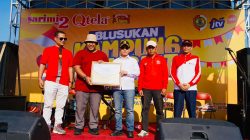 Blusukan Kampung Bangkit JTV di Mojokerto Meriah, Bupati Muhammad Albarra Lepas Peserta Jalan Sehat