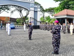 Irpuspenerbal Memasuki Gerbang Markas Puspenerbal Pasca Kenaikan Pangkat Menjadi Perwira Tinggi TNl Disambut Gembira Dengan Valreep Dilanjutkan Tasyakuran Di Mako Puspenerbal Juanda