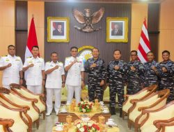 Panglima Koarmada II Menerima Kunjungan Kehormatan Panglima Armada Barat Malaysia