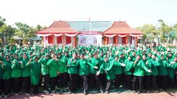 Sinergi dan Kepedulian, Ketua Persit Rem 082 Tinjau Langsung Aktivitas Persit Kodim Lamongan