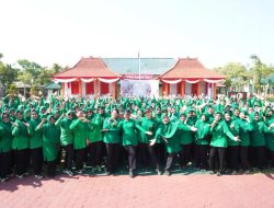 Sinergi dan Kepedulian, Ketua Persit Rem 082 Tinjau Langsung Aktivitas Persit Kodim Lamongan