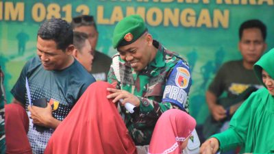 Kodim Lamongan Tasyakuran Kenaikan Pangkat, Warnai Dengan Santunan Anak Yatim