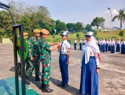 Calon OSIS SMPN 3 Singosari Ditempa Karakter Berjiwa Pemimpin di Bengpus Arhanud 
