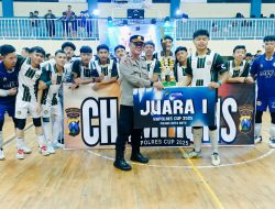 Sukses Besar Kapolres Batu Cup 2025: GOR Gajahmada ‘Bergemuruh’, Polri Sahabat Pelajar Anti-Narkoba