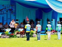 Pimpin Apel Jogo Jatim di Malang, Kapolri: Ojol Mitra Kunci Kamtibmas dan Penggerak Ekonomi