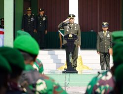 Kodim Bojonegoro Gelar Upacara Peringatan HUT Ke- 80 TNI