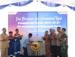 Bupati Bojonegoro Resmikan Pengeboran Sumur Baru SKW-08 ST Pertamina Sukowati Field