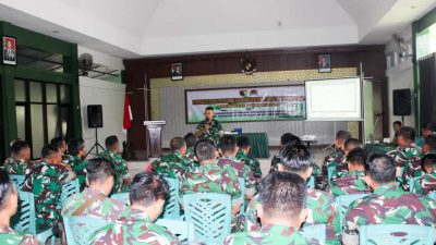 Wujudkan Pertahanan Wilayah Terpadu, Kodim Bojonegoro Gelar Pembinaan RTRW Hanrat Tahun 2025