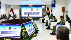 Wakasal Laksdya TNI Erwin S. Aldedharma Menghadiri Rapat Koordinasi Dengan Kemhan Bersama Kementerian Kesehatan Dan BPOM Tentang Kerja Sama Rumah Sakit Juga Farmasi