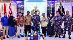 Kepala Staf Angkatan Laut  Laksamana TNI Dr. Muhammad Ali, SE,,M,,M,M,Tr,Opsla, Menerima Audiensi Dari Nusantara TV Di Ruang Tamu Kasal Mabesal Cilangkap