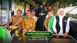 Gubernur Khofifah Luncurkan Bus Trans Jatim Koridor VII Dukung Konektivitas Antar wilayah di Lamongan