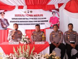 Pelayanan Prima Jadi Sorotan Kunker Kapolres Kediri di Polsek Wates