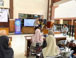 Sukseskan Ops Zebra Semeru 2025, Satlantas Lamongan Edukasikan Kamseltibcarlantas di Babat